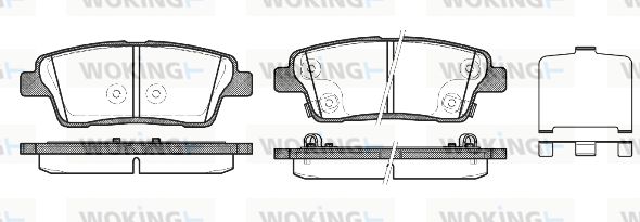 WOKING Jarrupala, levyjarru P15583.02