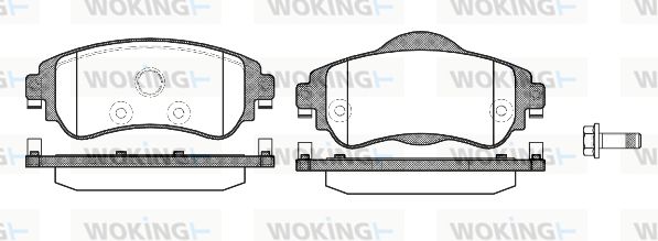 WOKING Jarrupala, levyjarru P15643.08