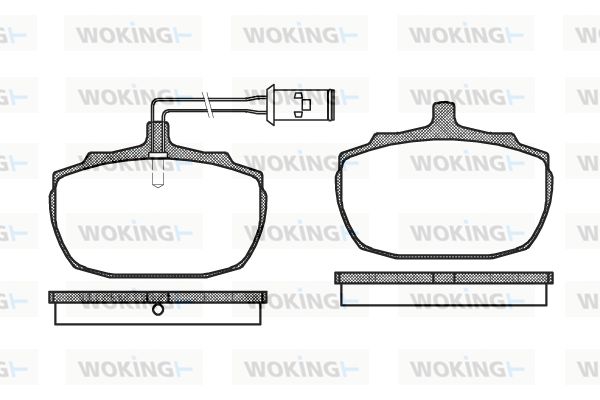 WOKING Jarrupala, levyjarru P1573.02