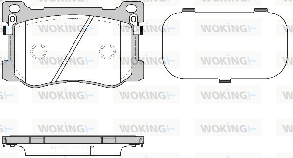 WOKING Jarrupala, levyjarru P15753.12