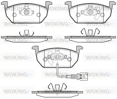 WOKING Jarrupala, levyjarru P17013.01