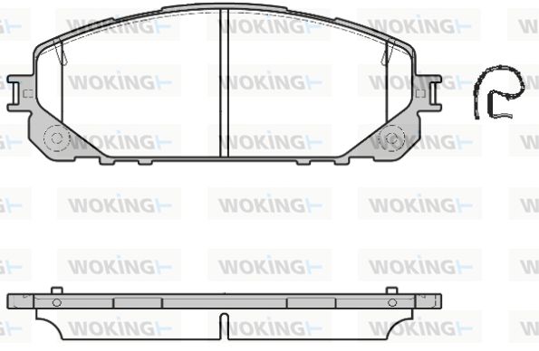 WOKING Jarrupala, levyjarru P17133.00