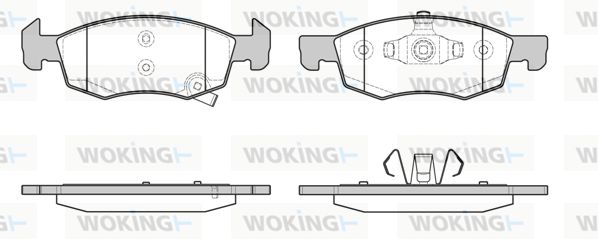 WOKING Jarrupala, levyjarru P17343.02