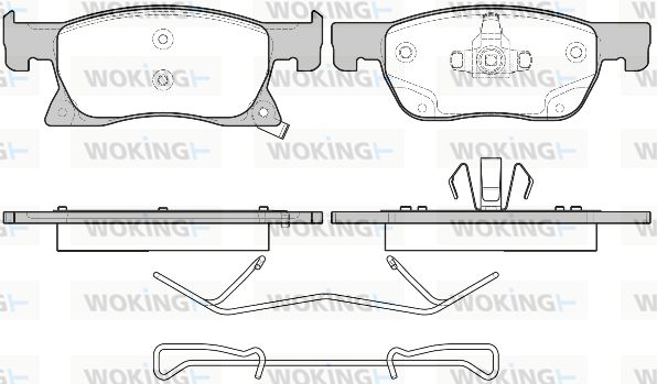 WOKING Jarrupala, levyjarru P17813.02