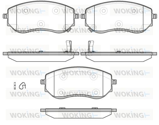 WOKING Jarrupala, levyjarru P19013.02