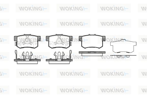 WOKING Jarrupala, levyjarru P2253.04