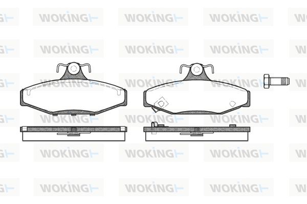 WOKING Jarrupala, levyjarru P2353.22