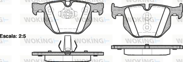 WOKING Jarrupala, levyjarru P2813.61