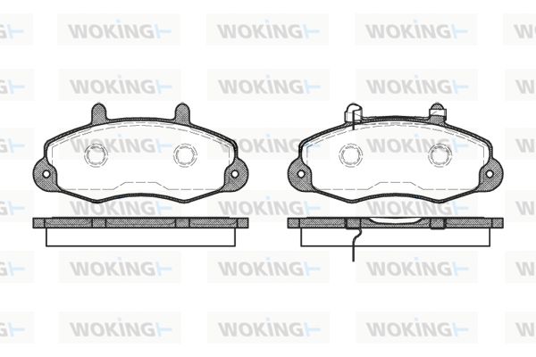 WOKING Jarrupala, levyjarru P2913.02