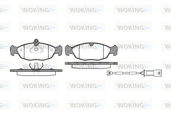 WOKING Jarrupala, levyjarru P2933.22