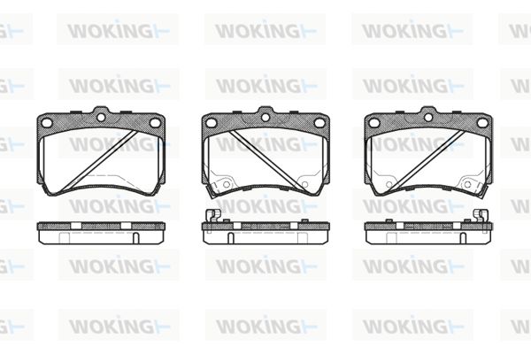 WOKING Jarrupala, levyjarru P3123.42