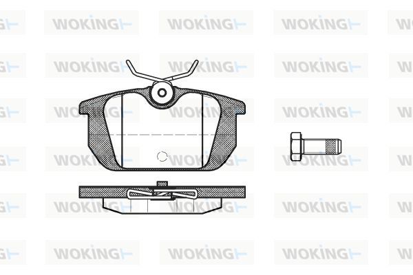 WOKING Jarrupala, levyjarru P3313.10