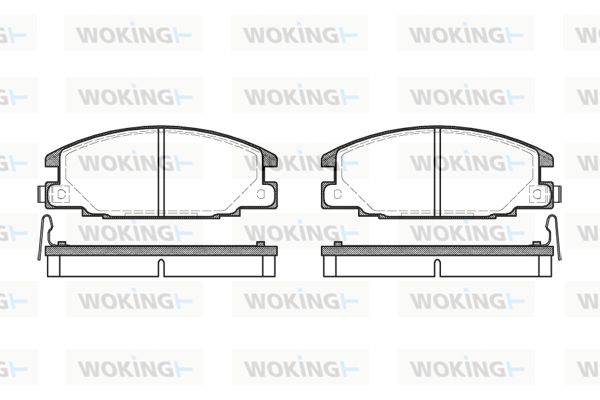 WOKING Jarrupala, levyjarru P3383.04