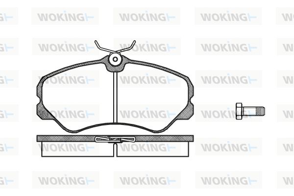 WOKING Jarrupala, levyjarru P3613.00