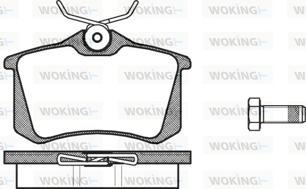 WOKING Jarrupala, levyjarru P3633.00