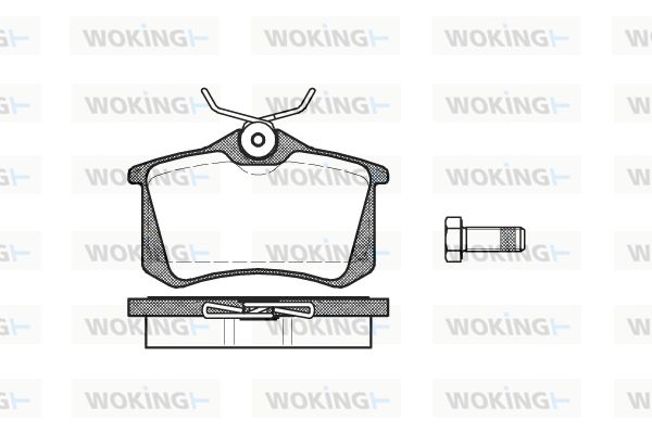 WOKING Jarrupala, levyjarru P3633.01