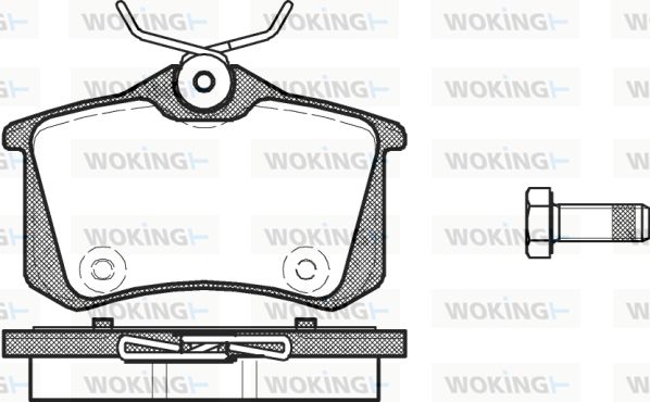 WOKING Jarrupala, levyjarru P3633.14