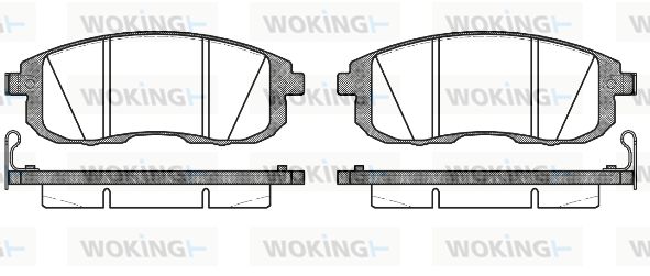 WOKING Jarrupala, levyjarru P3933.14