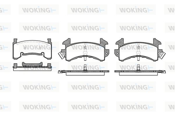 WOKING Jarrupala, levyjarru P4153.00