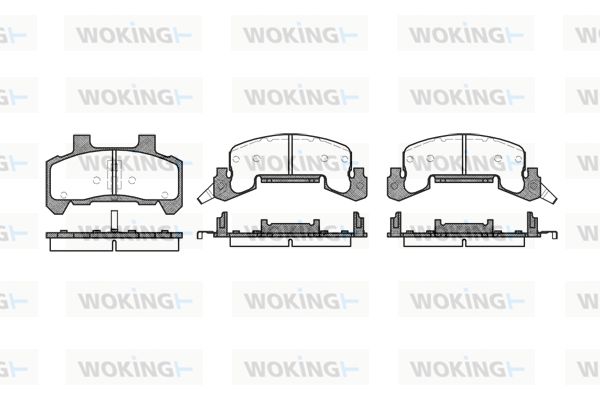 WOKING Jarrupala, levyjarru P4263.02