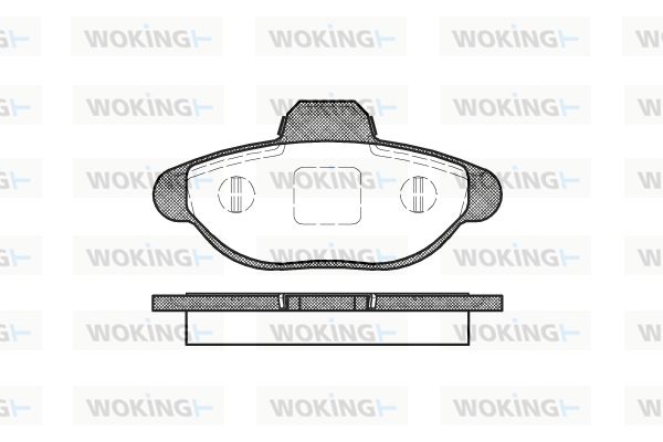 WOKING Jarrupala, levyjarru P5143.10