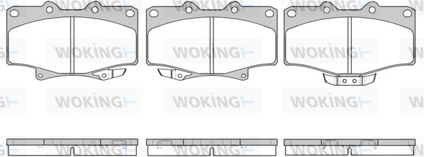 WOKING Jarrupala, levyjarru P5293.14