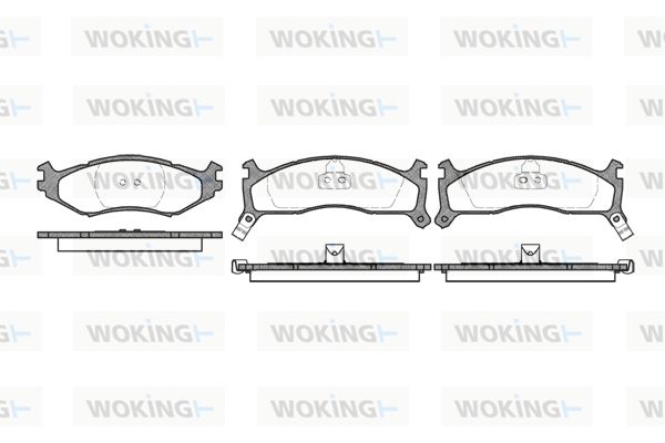 WOKING Jarrupala, levyjarru P5843.02