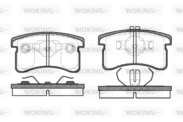 WOKING Jarrupala, levyjarru P5893.00