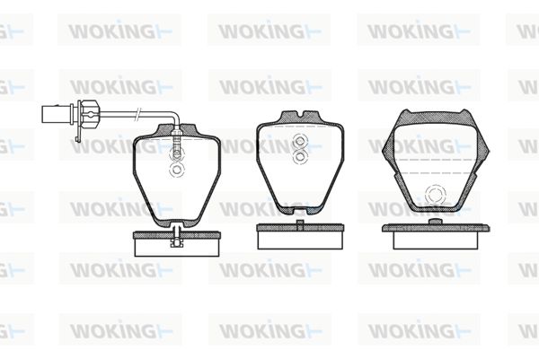 WOKING Jarrupala, levyjarru P6523.22