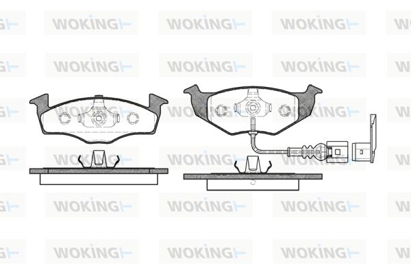 WOKING Jarrupala, levyjarru P7093.11