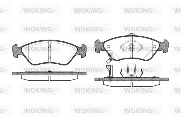 WOKING Jarrupala, levyjarru P7483.02