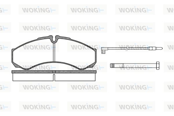 WOKING Jarrupala, levyjarru P7513.02