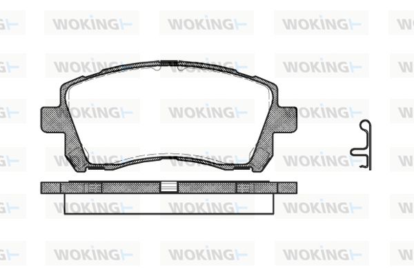 WOKING Jarrupala, levyjarru P7553.02