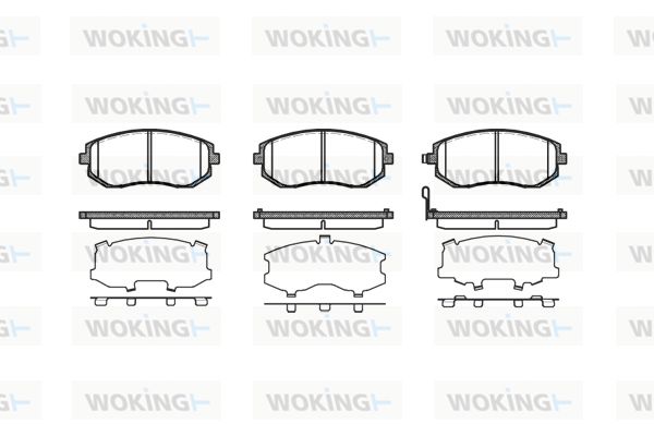 WOKING Jarrupala, levyjarru P8513.11