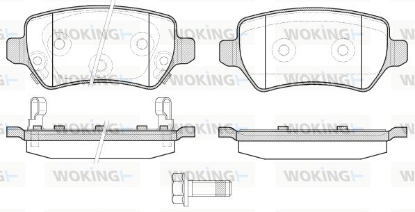 WOKING Jarrupala, levyjarru P8573.22