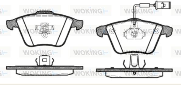 WOKING Jarrupala, levyjarru P8643.52