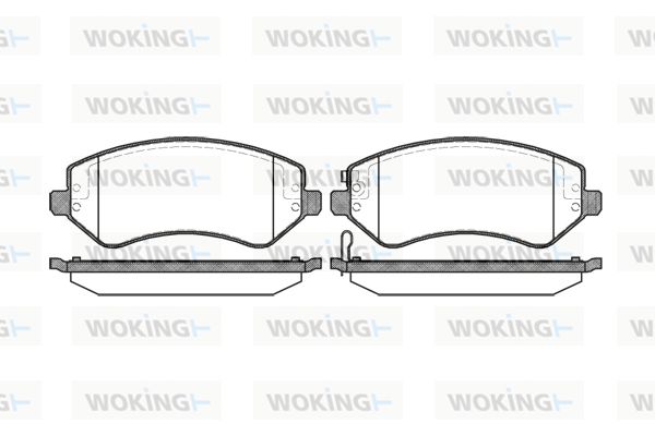 WOKING Jarrupala, levyjarru P9073.02