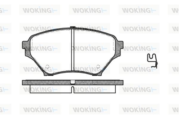 WOKING Jarrupala, levyjarru P9503.02