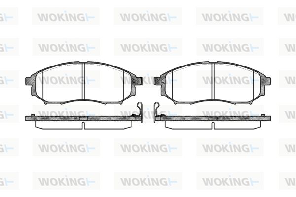 WOKING Jarrupala, levyjarru P9523.14