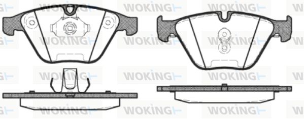 WOKING Jarrupala, levyjarru P9573.30