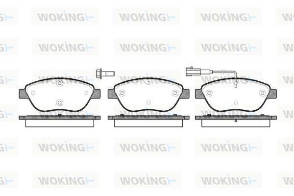 WOKING Jarrupala, levyjarru P9593.01