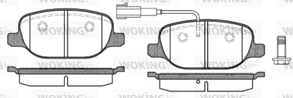 WOKING Jarrupala, levyjarru P9783.02