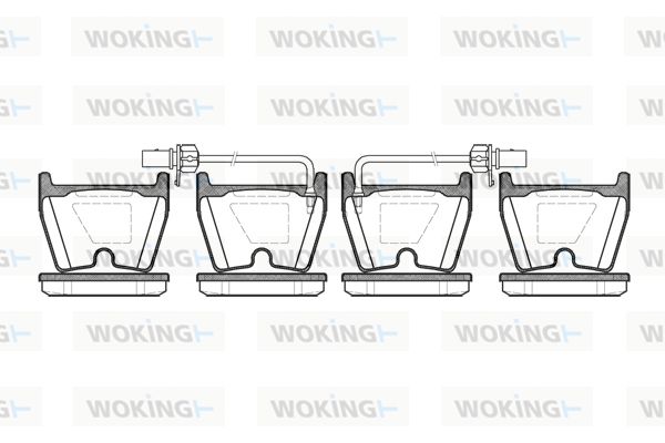 WOKING Jarrupala, levyjarru P9963.02