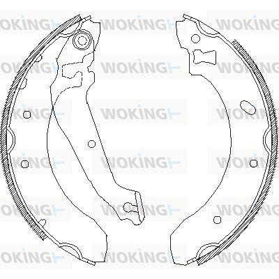 WOKING Jarrukenkäsarja Z4407.00