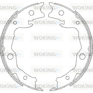 WOKING Jarrukenkä, seisontajarru Z4677.00