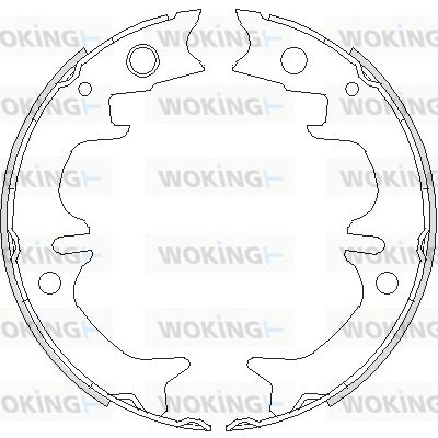 WOKING Jarrukenkä, seisontajarru Z4731.00