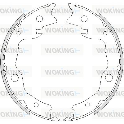 WOKING Jarrukenkä, seisontajarru Z4752.00