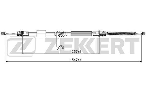 ZEKKERT Vaijeri, seisontajarru BZ-1225