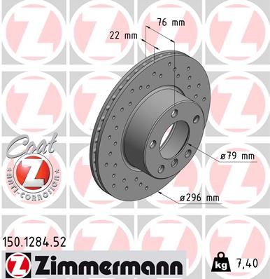 ZIMMERMANN Jarrulevy 150.1284.52