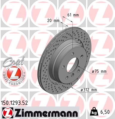 ZIMMERMANN Jarrulevy 150.1293.52